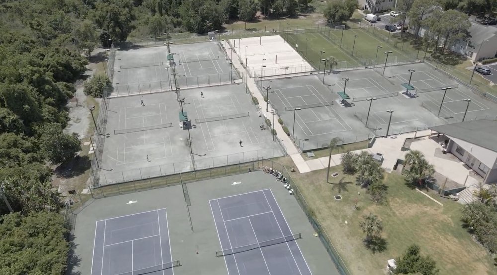 Clay courts